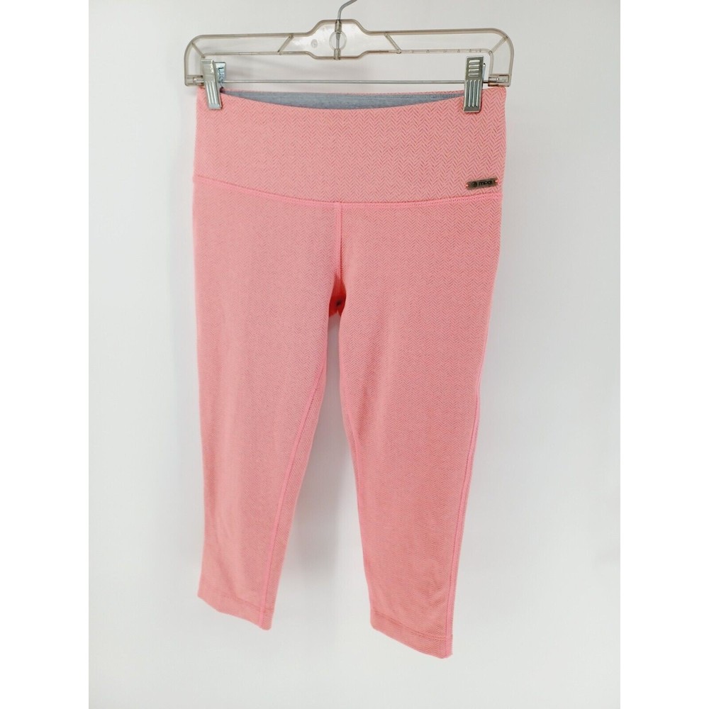 MPG Capris Leggings Women's Pink Small Petite Dusk Low Rise Stretch Activewear